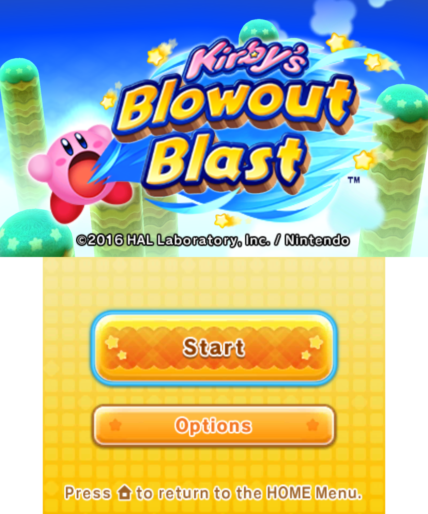 Kirby's Blowout Blast